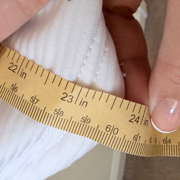 adidas Golf XL White Ribbed Full-Zip Bomber Jacket - Picture 10 of 10